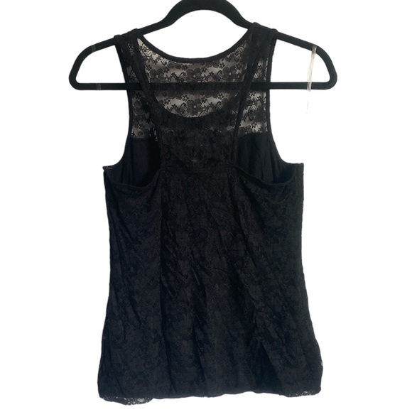 3/4 Lined Lace Tank Top - Picture 1 of 2